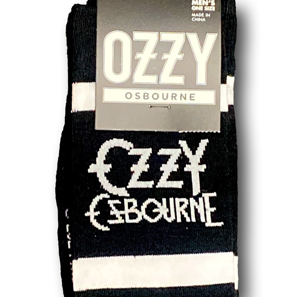 3/$20 Ozzy Osbourne Funny Novelty Crew Socks - NWT - Picture 2 of 3